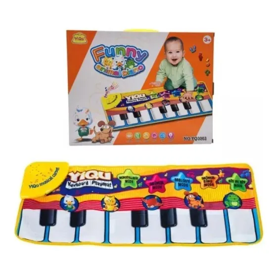Tapete Musical Piano Bebe Niño Juguete Teclado Didactico
