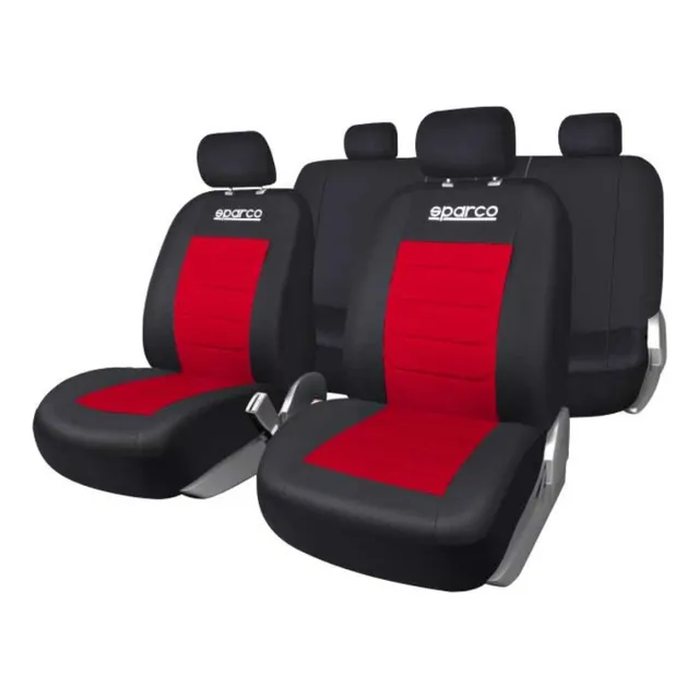 Funda Cubreasientos Original Bordado Sparco Tela Gruesa