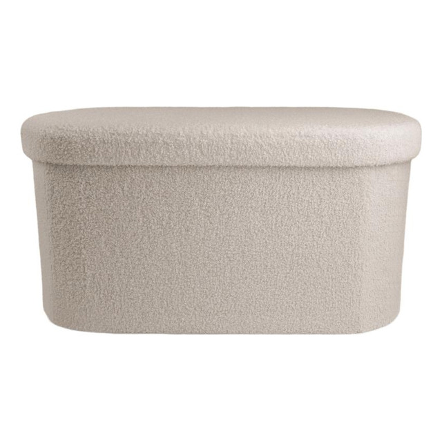 Puff Báu Boucle Off-white - Acasa Puff Báu Boucle Off-white - Acasa