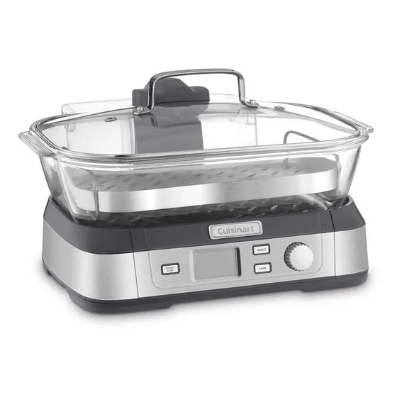 Vaporera/ Sartén De Cristal Vapor 5lts/ Cocina/ Digital