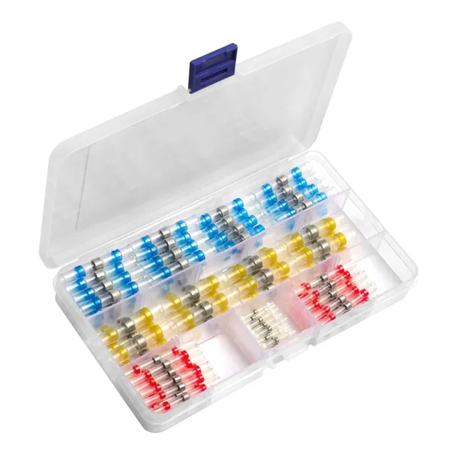 Caja 100 Piezas Empalme Autosoldable Termocontraíble Ip67