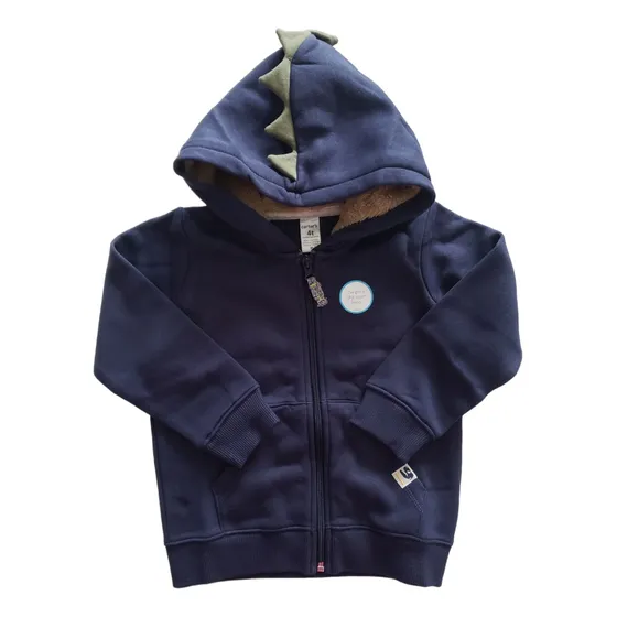 Campera De Algodón Carters Niño Azul Marino Dinosaurio