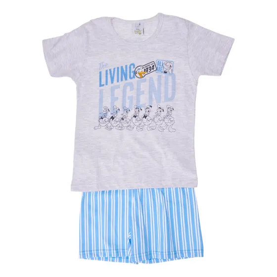 Pijama Para Bebês Pato Donald Com Gola Redonda Malwee Kids