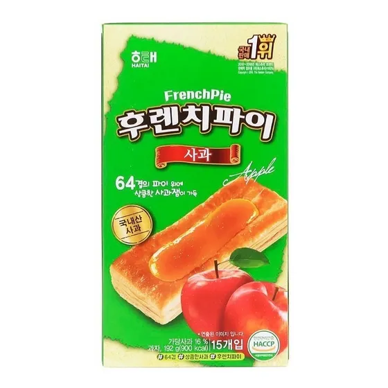 Galleta Coreana Frenchpie Apple 1 Pieza 192 Gramos Haitai