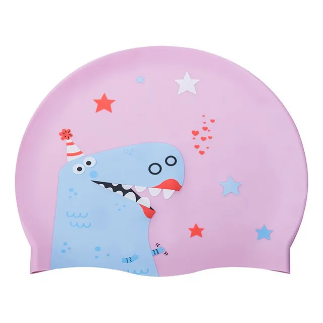 Balneario Gorra Natacion Silicona Para Pelo Largo Niño Niña