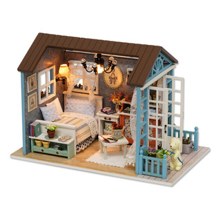 Kit De Casa De Muñecas En Miniatura Tukiie Diy A Escala 1:24 Kit De Casa De Muñecas En Miniatura Tukiie Diy A Escala 1:24