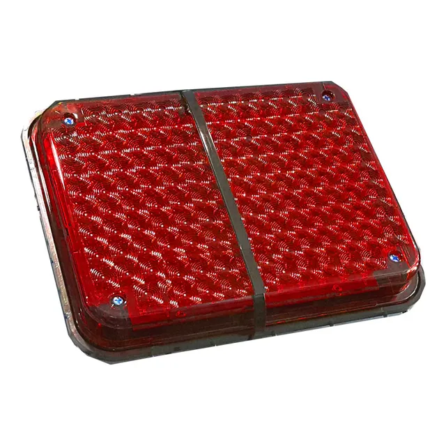 Faros Led - Ambulancia Lateral Rojo 235x185mm