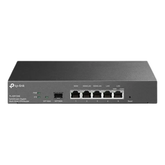 Router Tp Link Tl-er7206 Dual Wan Gigabit 5 Rj-45 1 Sfp
