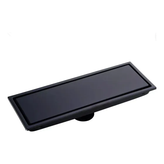 Eut Centro Piso-rejilla Decorativa Negra Mate  30x10 Ducha