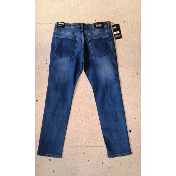 Pantalon Jean Clasico Color Azul