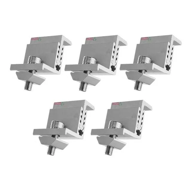 Soporte De Montaje En Forma De Z, Mxbep-005, 5 Pzas, 35-55m Color Gris
