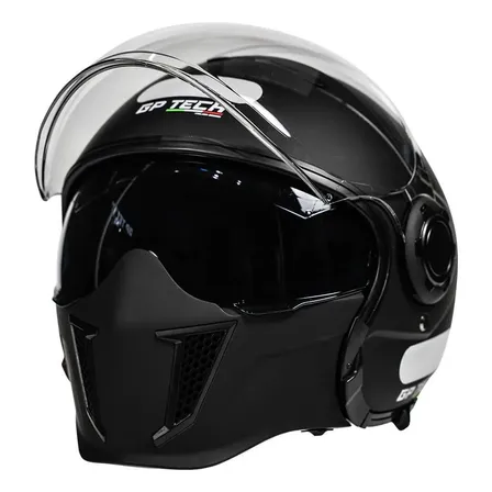 Capacete Gp Tech Zoom Queixo Removível Fosco