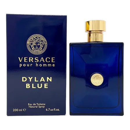 Eau de Toilette Versace Dylan Blue Aromático Fougère 200ml Hombre