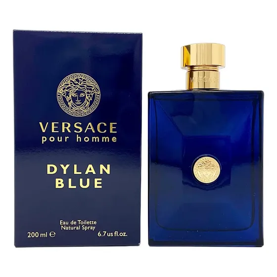 Eau de Toilette Versace Dylan Blue Aromático Fougère 200ml Hombre