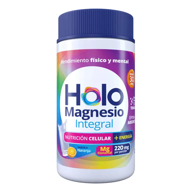 Holomagnesio Integral Nutricion Celular Polvo Naranja