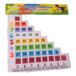 Juego De Destreza Kit De Tablas De Multiplicar De Fomy Juego De Destreza Kit De Tablas De Multiplicar De Fomy