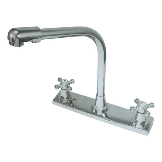 Llave Grifo Fregadero Doble Manija Tipo Cruz