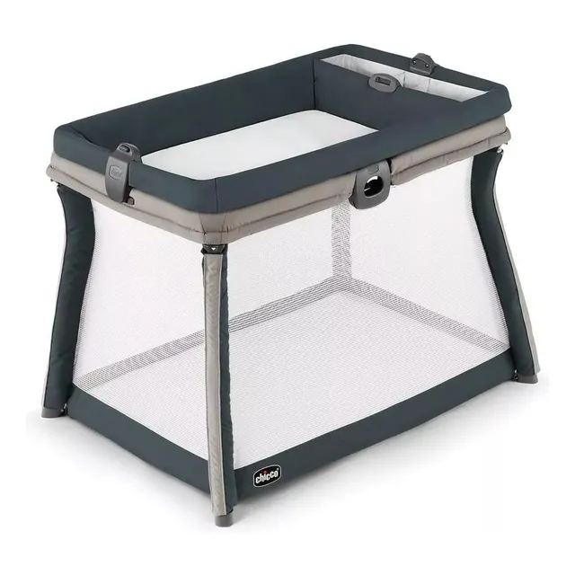 Chicco Cuna De Viaje Fast As Sleep Nordic, Color Azul
