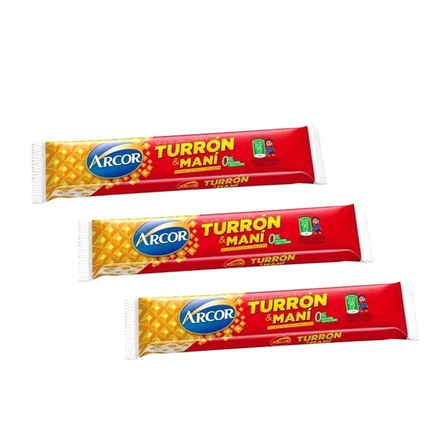 Turron De Mani Arcor - X 25 U - Lollipop
