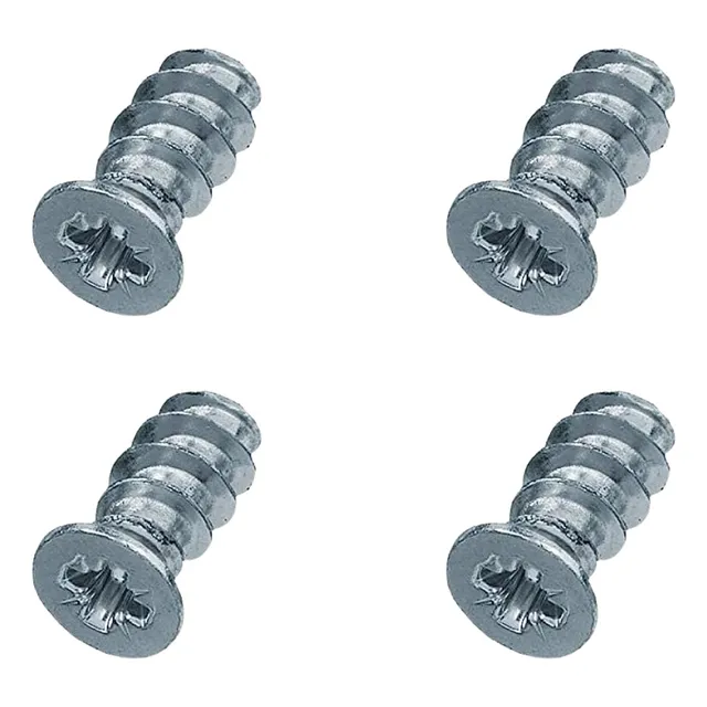 Tornillo Euro 6.3 X 11 Mm Corredera Madera Mueble X 25 Und