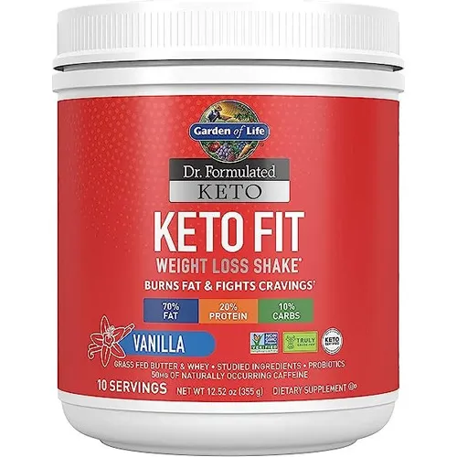 Garden Of Life - Polvo Para Preparar Bebida Keto Vaini 355g Sabor Vainilla