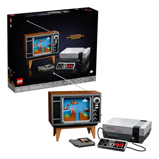 Lego Super Mario Nintendo Entertainment System 71374 Jueg...