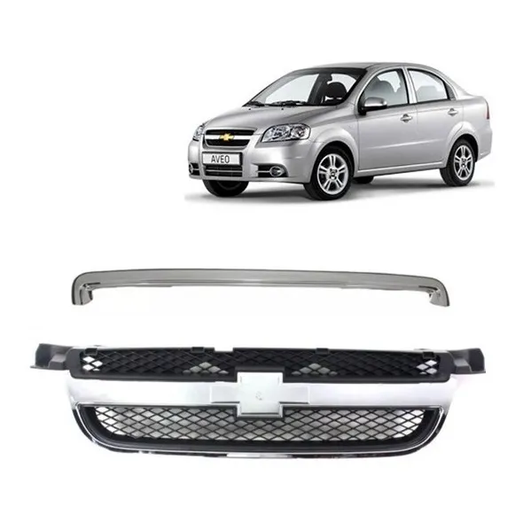Mascara + Bisel Capot Para Chevrolet Aveo 1.4 2006-2011 Sedn