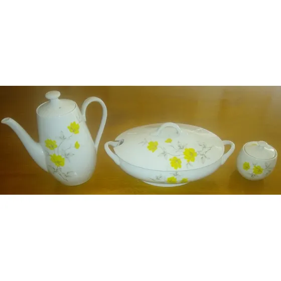 Juego Sopera, Jarra  Y Bandeja Ceramica Japonesa