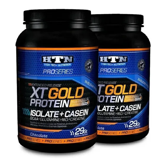 2 X 1 Htn Proteina Xt Gold 1 Kg Whey Caseina Isolada Promo Sabor Vainilla