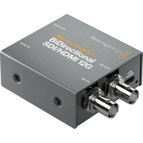 Conversor Bidirecional 12g Blackmagic Design 4k 60p |