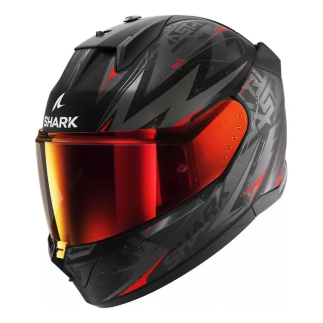Capacete Shark D-skwal 3 Blast-r Kar Fosco Fechado Leve