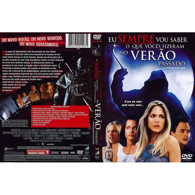 Eu Sempre Vou Saber Que Voces Fizeram Verao Passado Dvd Lacr