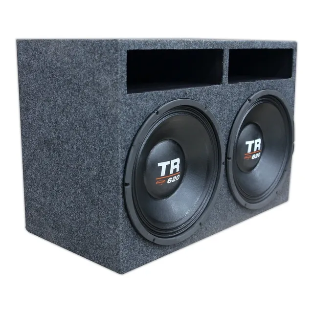 Caixa Automotiva 2 Woofer Triton Tr620 Pancadão Medio Grave 