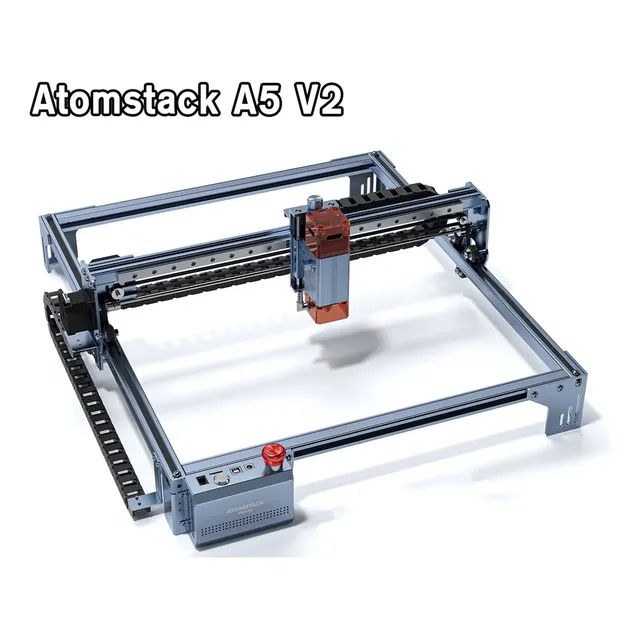 Maq. Láser Atomstack Maker A5 V2 40w Modelo Nuevo Importada 