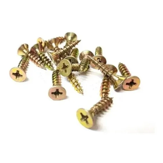 Tornillos Para Madera Dorados 3.5 X 16 X 500 Unidades