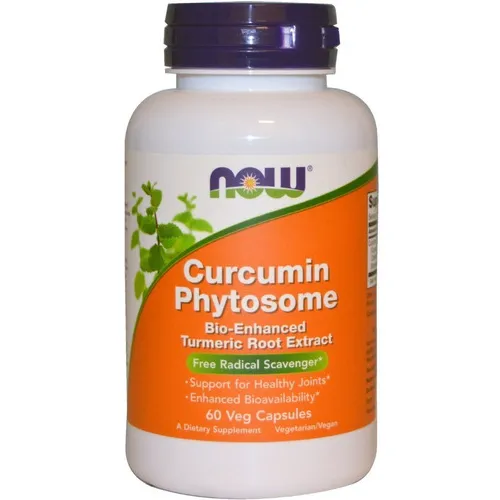 Curcumina Curcumin Phytosome 60 cápsulas vegetarianas, ahora 500 mg con sabor a azafrán, 60 cápsulas vegetarianas