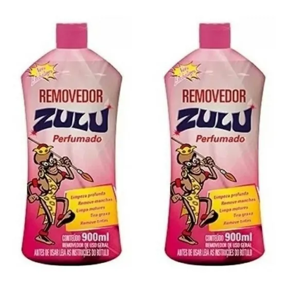 Removedor Perfumado Zulu 900 Ml - 2 Unidades