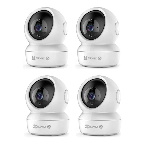 Kit 4 Camara Seguridad Ezviz C6n Ip Wifi 1080p Motorizado