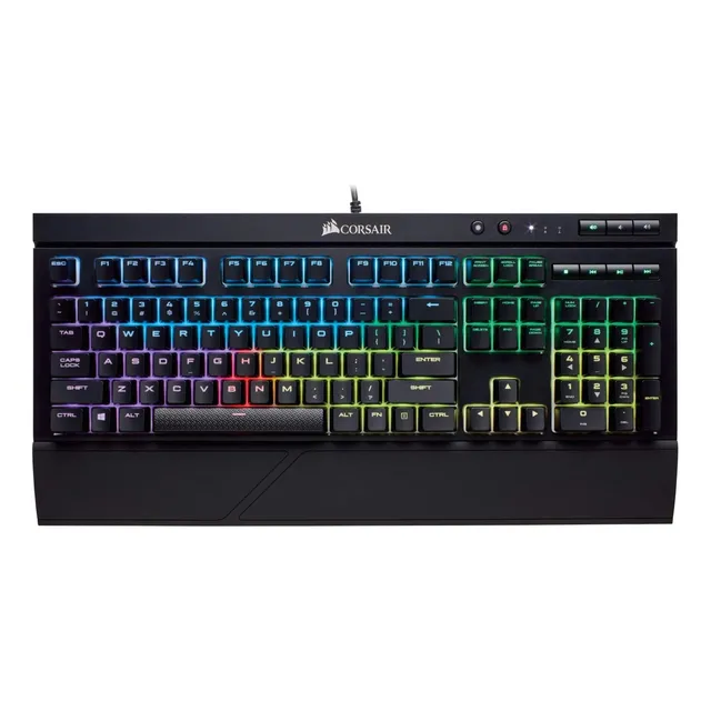 Teclado Mecánico Para Juegos Corsair K68 Rojo Cherry Mx Red
