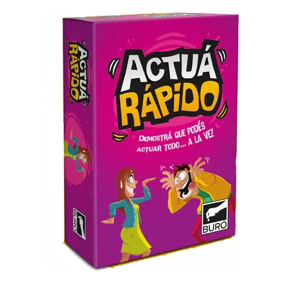 Actua Rapido Juego De Mesa Cartas Bureau Original Buro