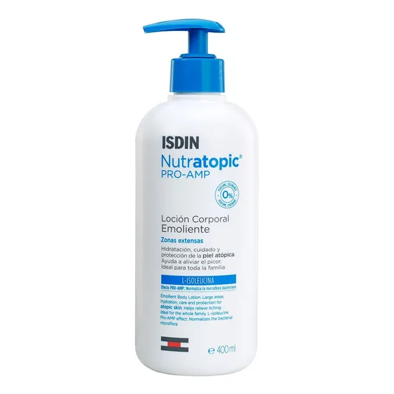 Isdin Nutratopic Pro Amp Loción Emoliente Hidratante Pieles Secas Atópicas
