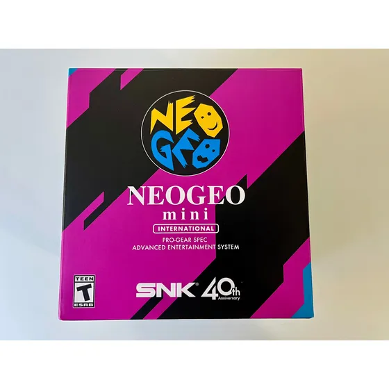 Mini Neo Geo Snk International Edition Azul