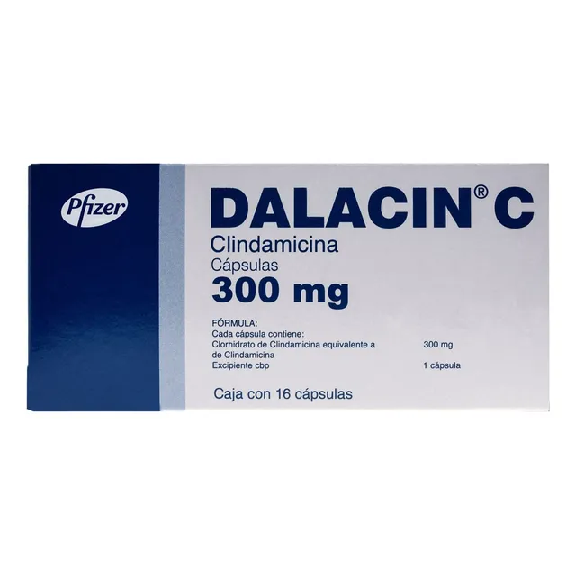Dalacin C Cápsulas 300 Mg, 16 Cápsulas