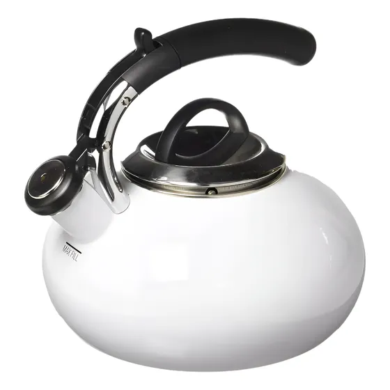 Tetera 8 Tazas Cuisinart Con Silbato Color Blanco