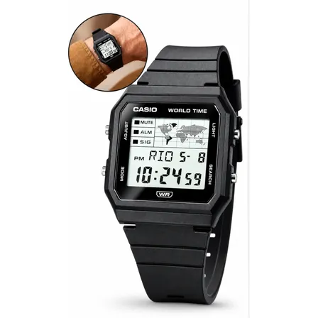Relógio Casio Masculino Digital Preto Pulseira Em Resina