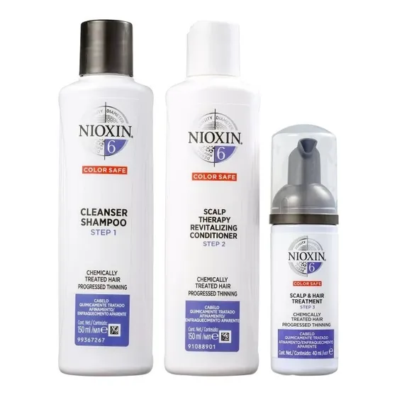 Nioxin Kit System 6 Sh E Cond 150ml Scalp 40ml Afinamento