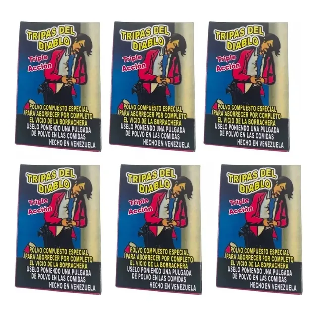Polvo Tripas Del Diablo Antialcoholismo (pack 6 )