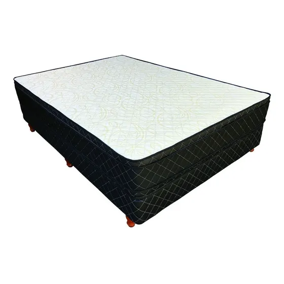 Sommier Aruma Espuma Mora 2 1/2 Plazas 190cmx140cm Beige Y Negro