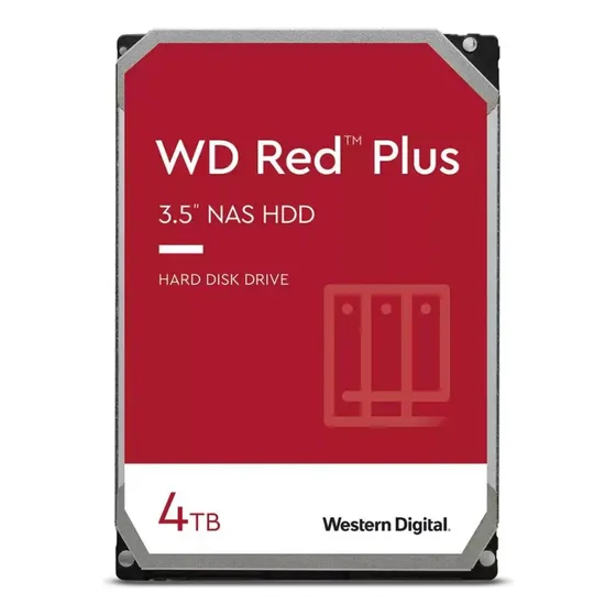 Western Digital Disco Duro 4tb Red Plus Wd40efpx Tranza