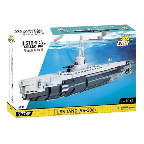 Submarino Militar Americano Uss Tang (ss-306) 777 Peças Cobi